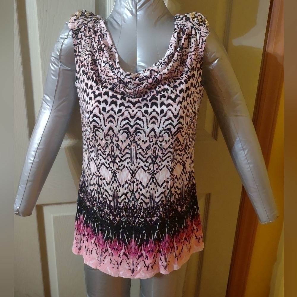 Dana Buchman Size Small Sleeveless Blouse Shirt Top